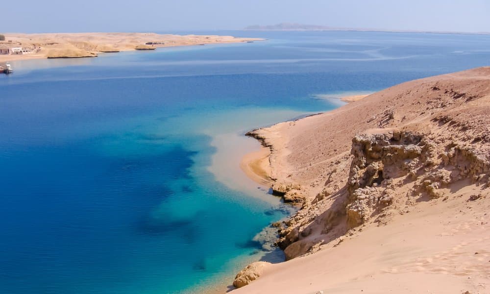 Aerial view of Ras Mohammed National Park