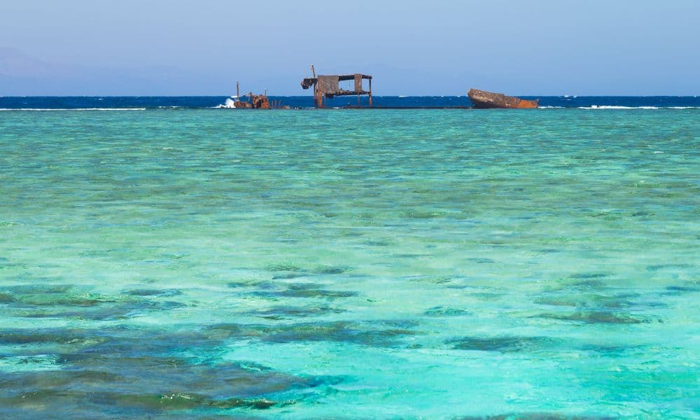 Lara, a Cypriot freighter wrecked on Jackson Reef