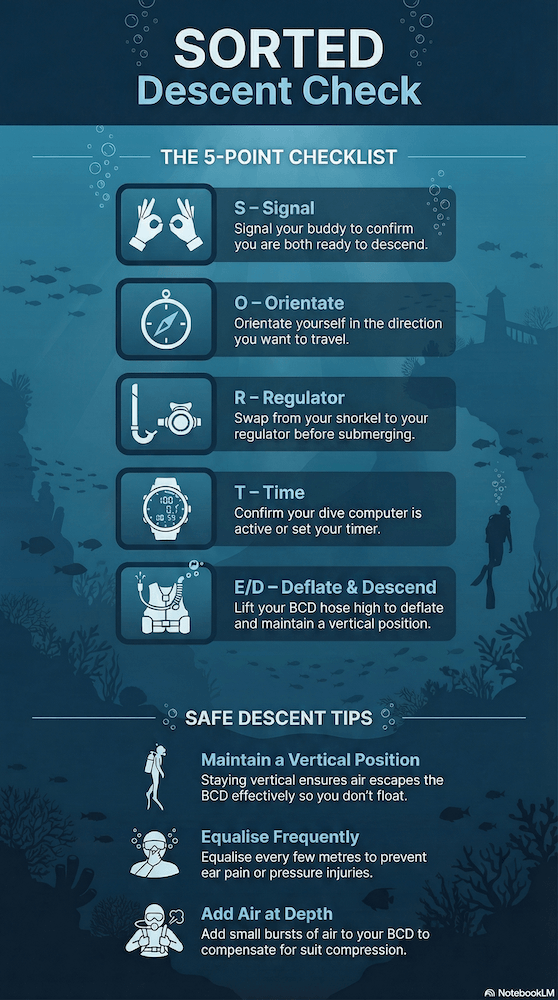 Scuba diving ascents and descents