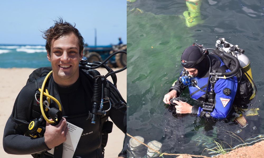 Manie In His Scuba Gear