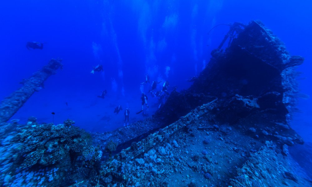 Red Sea Wrecks In Clean Water